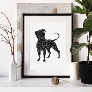 Pit Bull Breed Word Art